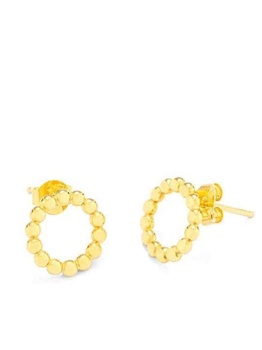 Radiant Earrings Hoops made of Steel Gold Plated