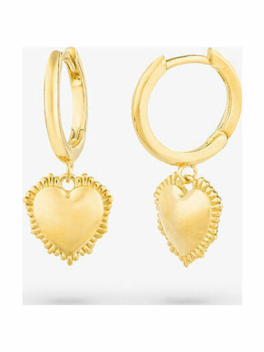 Radiant Earrings made of Steel Gold Plated