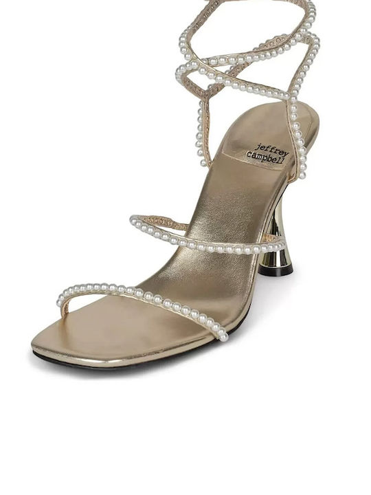 Jeffrey Campbell Damen Sandalen in Gold Farbe