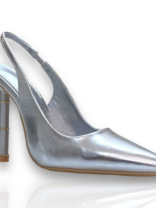 Famous Shoes Silver Heels