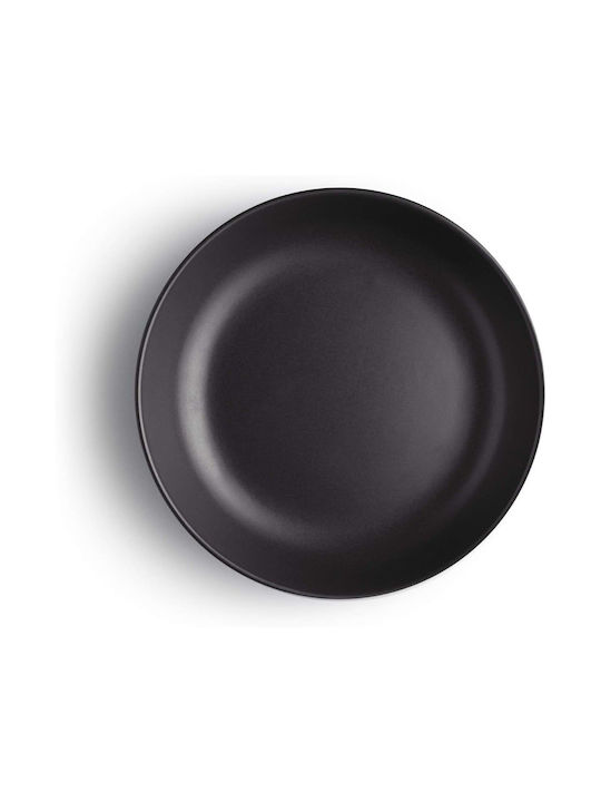 Eva Solo Plate Soup Ceramic Black with Diameter 20cm