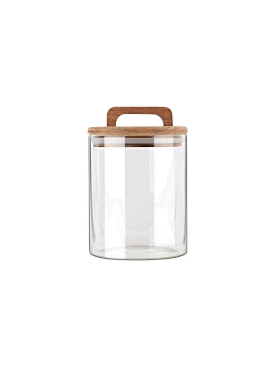 Estia Set 1pcs Jars General Use with Lid Glass 650ml