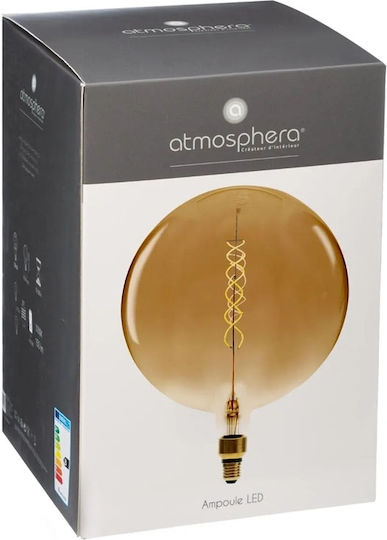 Atmosphera Pendant Light Orange with Socket E27