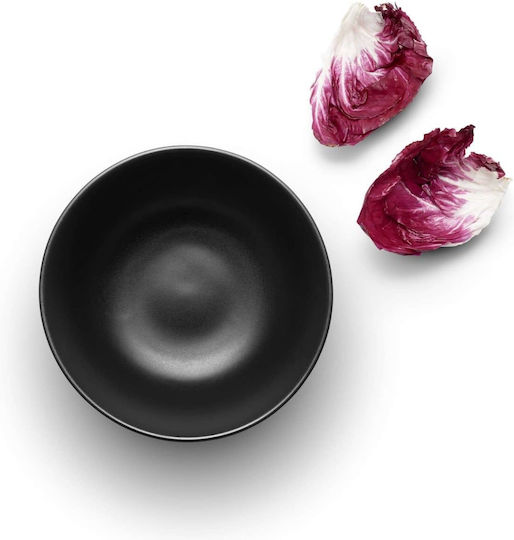 Eva Solo Serving Bowl Round Ceramic Black with Diameter 21cm