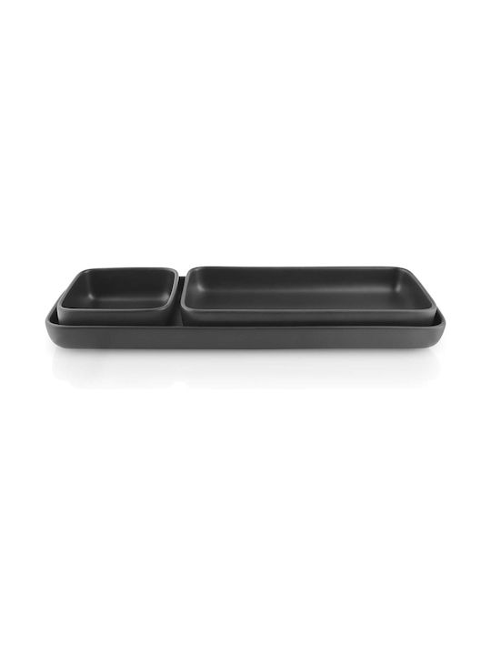Eva Solo Serving Bowl Square Ceramic Black 11x11cm
