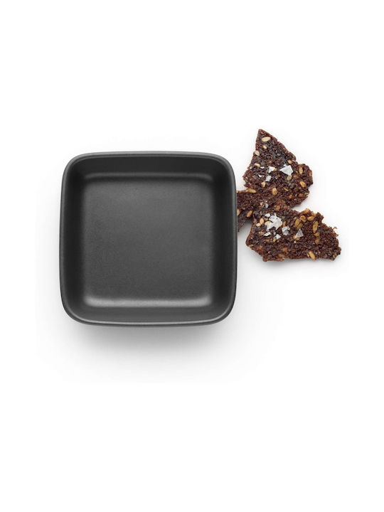 Eva Solo Serving Bowl Square Ceramic Black 11x11cm