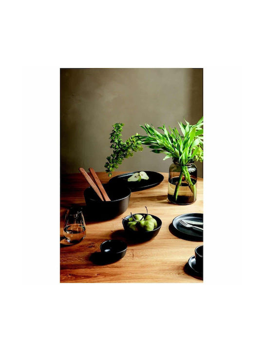 Eva Solo Serving Bowl Round Ceramic Black with Diameter 21cm