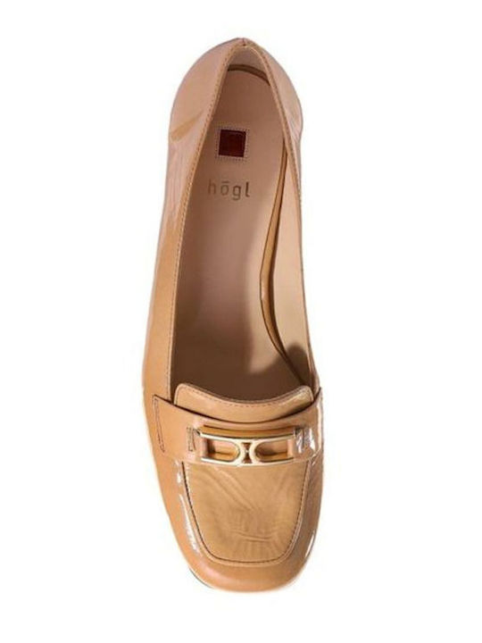 Pantofi cu toc Bej
