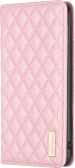 Binfen Diamond Lattice Портмоне От Изкуствена Кожа Розово Galaxy A35