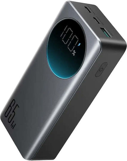 Joyroom JR-PBF05 Външна Батерия 30000mAh 65W с USB-A Изходен Порт и 2 USB-C Изходни Порта Power Delivery Бързо Зареждане PPS Черна