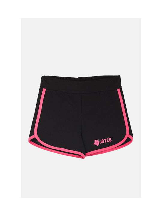 Joyce Kinder Shorts/Bermudas Stoff Schwarz/Fuchsia