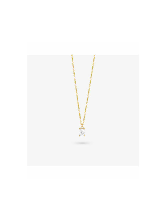 Radiant Necklace from Gold Plated Steel