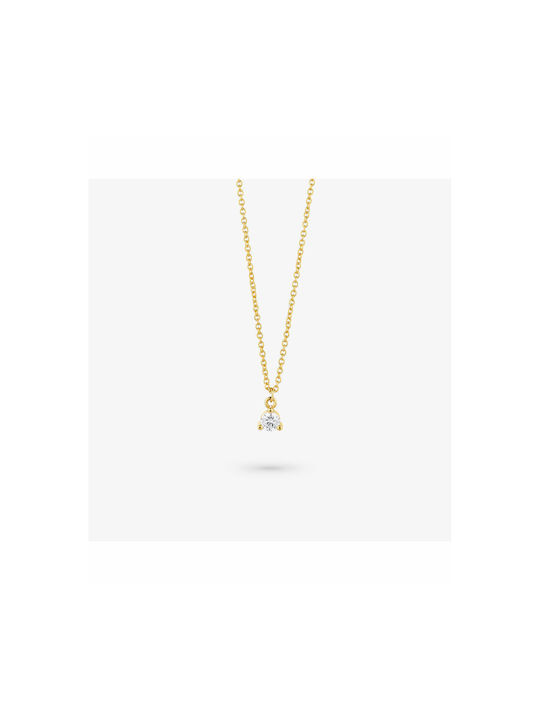 Radiant Necklace from Gold Plated Steel