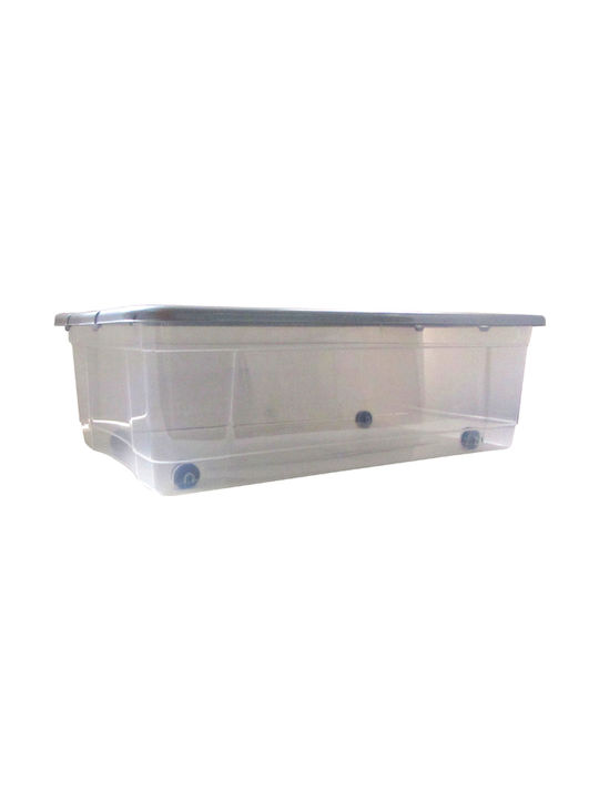 Cyclops Mega Box Plastic Storage Box with Wheels and Lid Green 59x40x19.5cm 1pcs