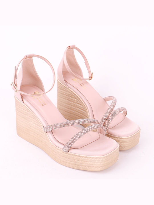 Bolero Shoes Women's Platform Shoes Pink