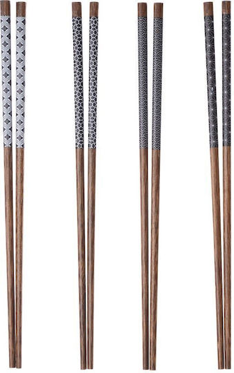 Butlers Essstäbchen Hölzernes Braun 4pcs