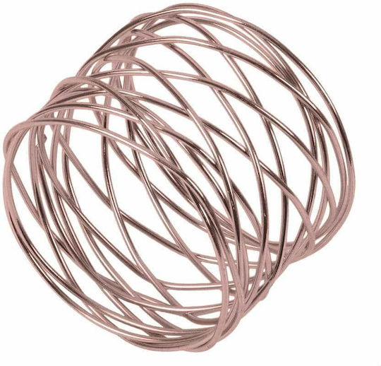 GloboStar Gourmet Napkin Ring Metallic Pink