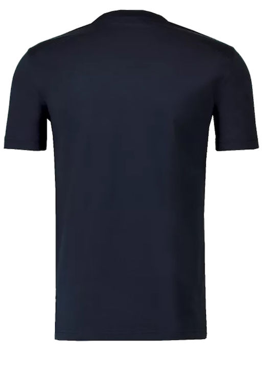 Hugo Boss Jersey Men's Short Sleeve T-shirt dark blue