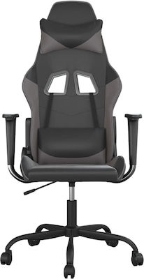 vidaXL 3143645 Gaming Chair with Adjustable Arms Black / Gray