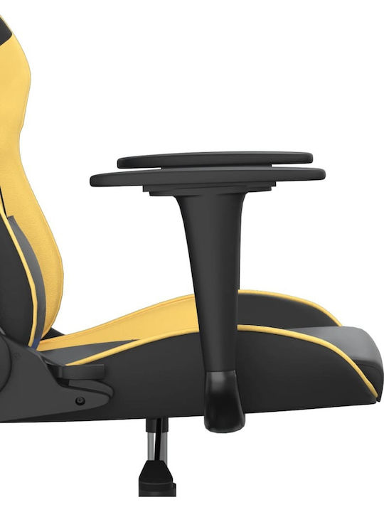 vidaXL 345401 Gaming Stuhl mit verstellbaren Armlehnen Black / Gold