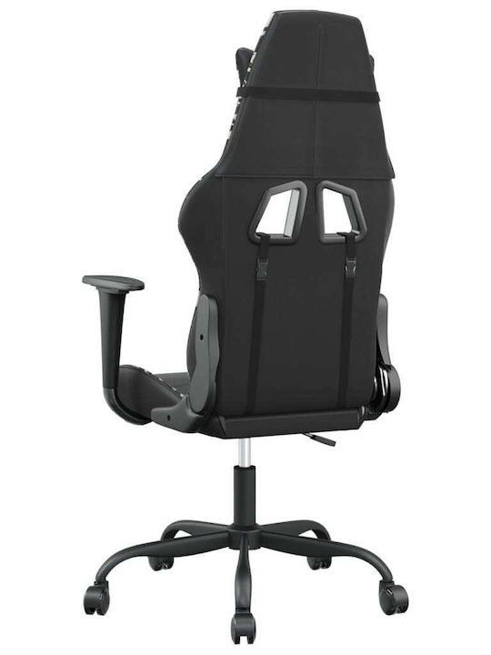 vidaXL 3143652 Καρέκλα Gaming Δερματίνης με Ρυθμιζόμενα Μπράτσα Army Green