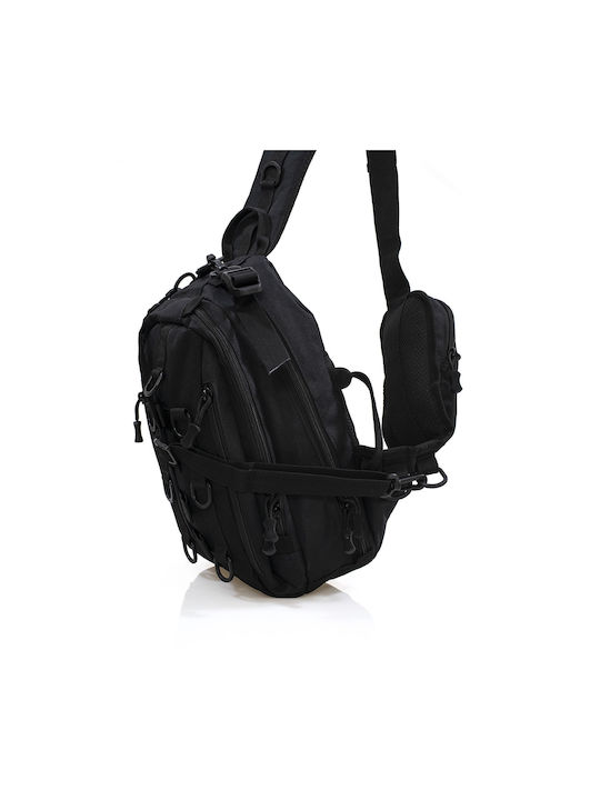 Men's MCAN outdoor chest bag black J-184