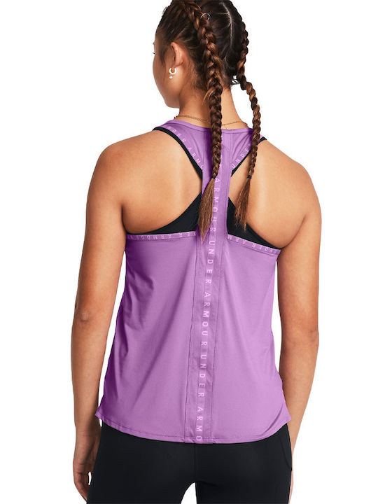 Knockout Γυναικεία Αθλητική Μπλούζα Αμάνικη Fast Drying Λιλά