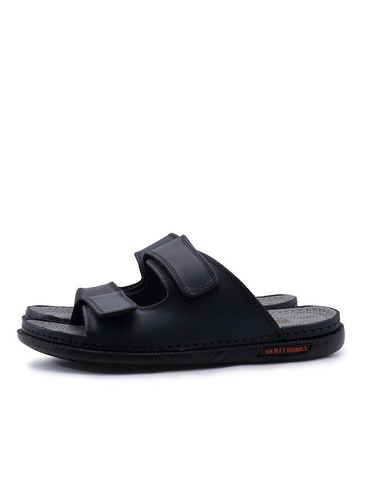 Love4shoes Men's Sandals Black