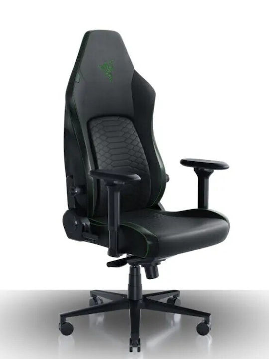 Razer Iskur V2 Artificial Leather Gaming Chair with Adjustable Arms Black / Green