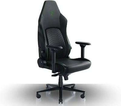 Razer Iskur V2 Artificial Leather Gaming Chair with Adjustable Arms Black / Green