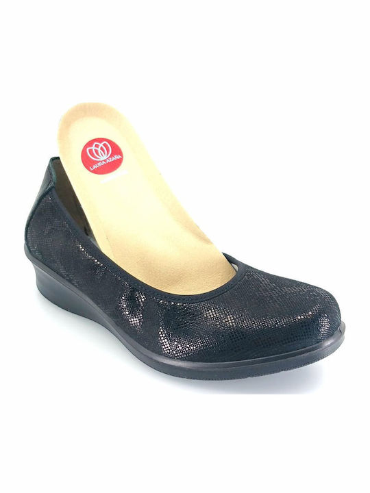 Anatomic Fabric Ballerinas Black
