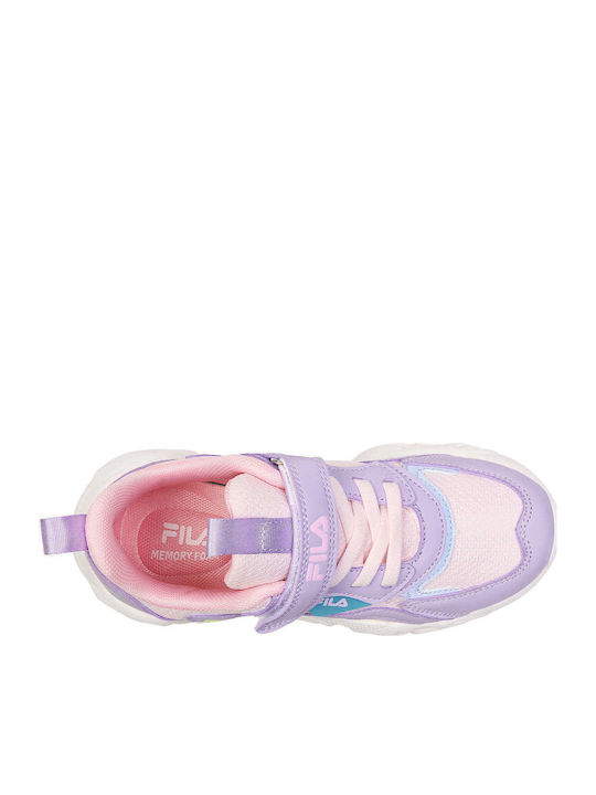 Memory Kinder Sneakers mit Klettverschluss Rosa