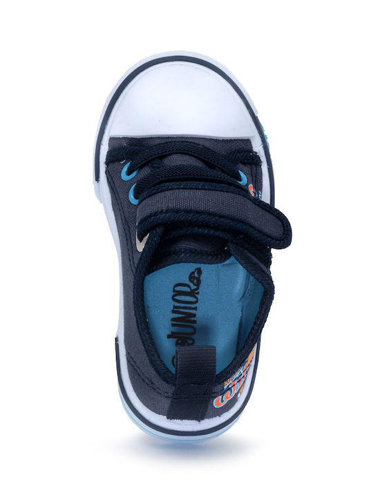 Παιδικά Sneakers με Σκρατς Navy Μπλε