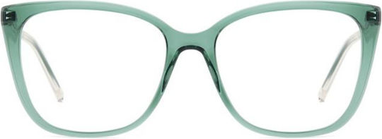 Missoni Plastic Eyeglass Frame Butterfly Green MMI 0182 1ED