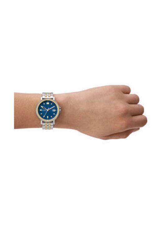 Skagen Uhr mit Marineblau Metallarmband