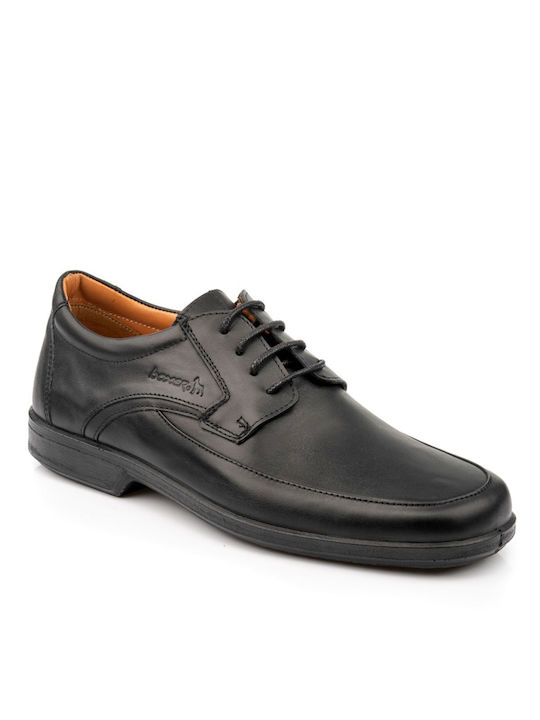 Boxer Men's Leather Casual Shoes Black