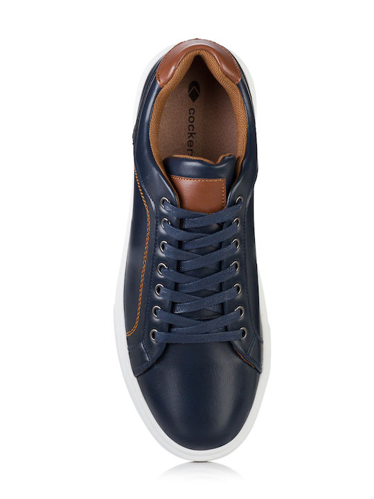Men's Leather Casual Shoes Blue