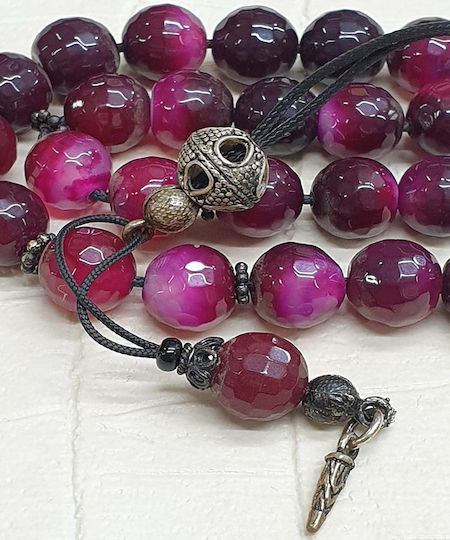 Roloi Komboloi Agate Worry Beads Multicolour 29cm