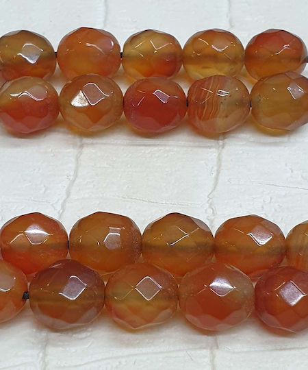Roloi Komboloi Agate Worry Beads Brown 29cm