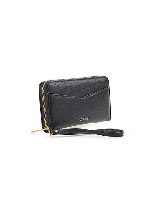 Verde Large Women's Wallet Black