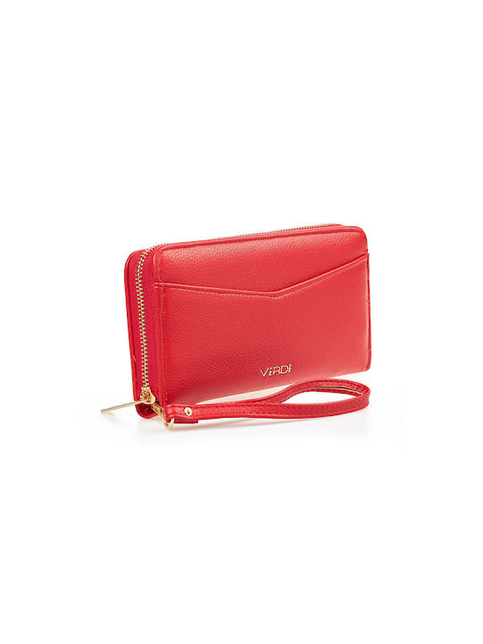 Verde Large Women's Wallet Red