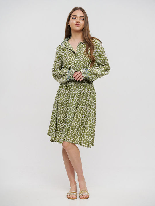 Ble Resort Collection Mini Rochie Verde