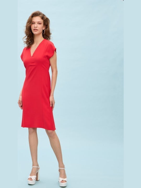 Καλοκαιρινό Mini Φόρεμα Κόκκινο