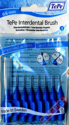 TePe Original Interdental Brushes 0.6mm Blue 8pcs