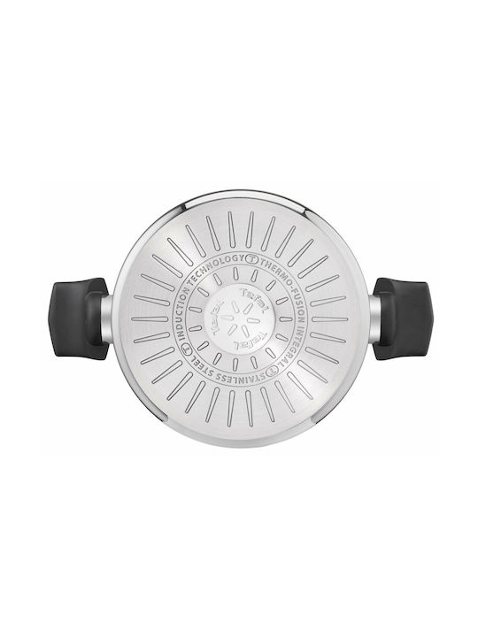 Tefal Emotion Βαθιά Ανοξείδωτη Κατσαρόλα 6.2lt / 22cm