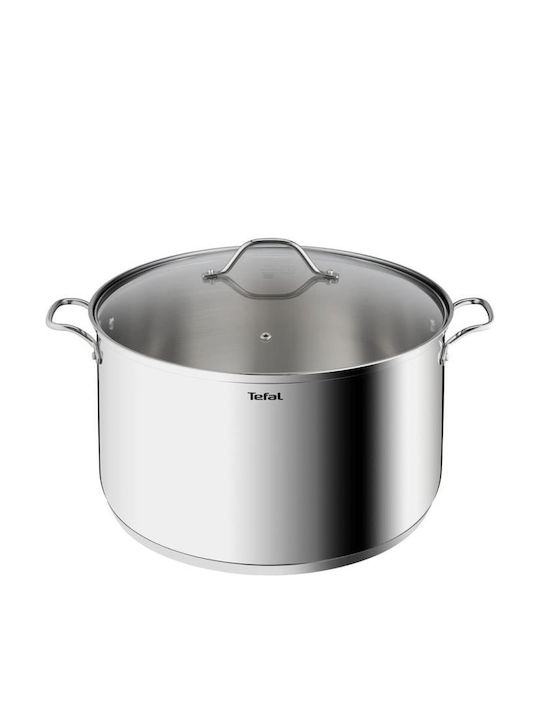 Tefal Intuition Tiefer Edelstahl-Topf 8Es / 28cm