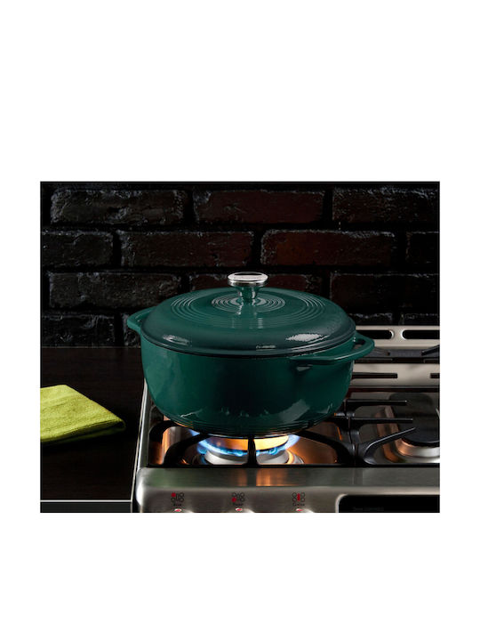 Lodge Deep Pot made of Cast Iron 5.68lt / 27.5cm