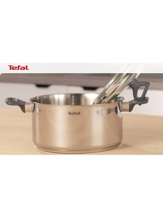 Tefal Daily Cook Deep Stainless Steel Pot 5.36lt / 24cm
