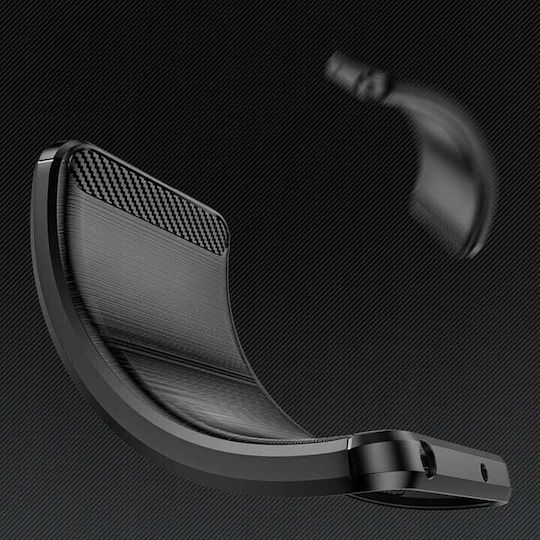 Spacecase Carbon Back Cover Σιλικόνης Μαύρο (Xiaomi 13)