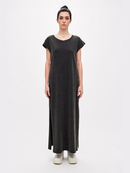 Dirty Laundry Maxi Kleid mit Schlitz Schwarz